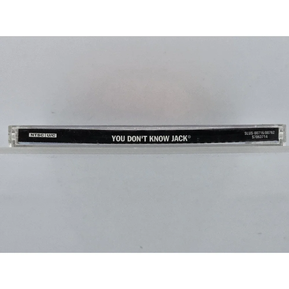 You Don't Know Jack (Sony PlayStation 1, 1999) CIB Complete‎ 2-disc Set